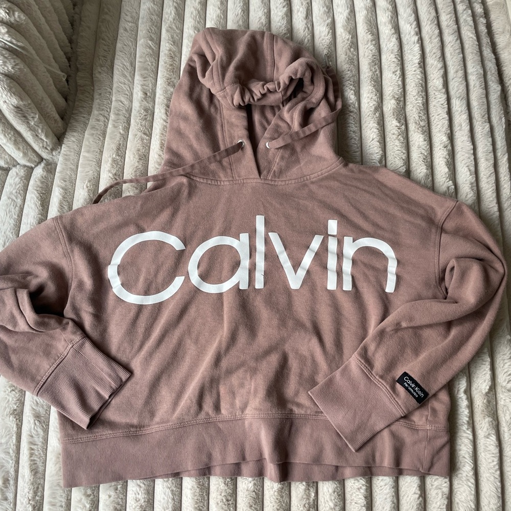 Calvin Klein Performance Mauve Hoodie Sweater